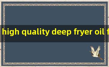 high quality deep fryer oil filter machine